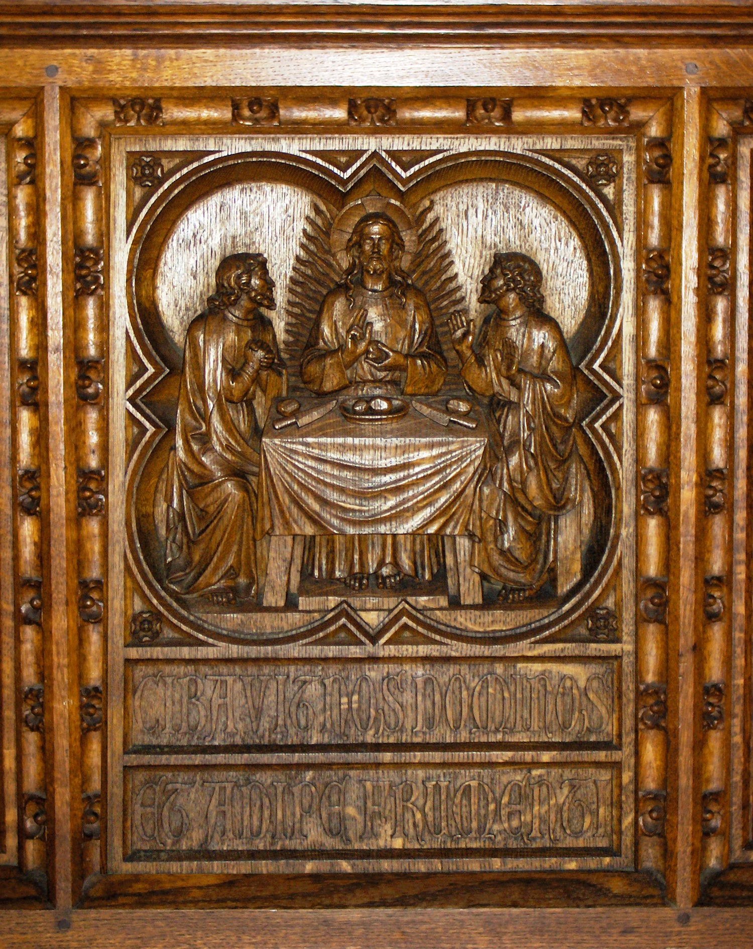 Druiven en wijnranken, Sint-Anna-ten-Drieenkerk, Antwerpen Linkeroever
