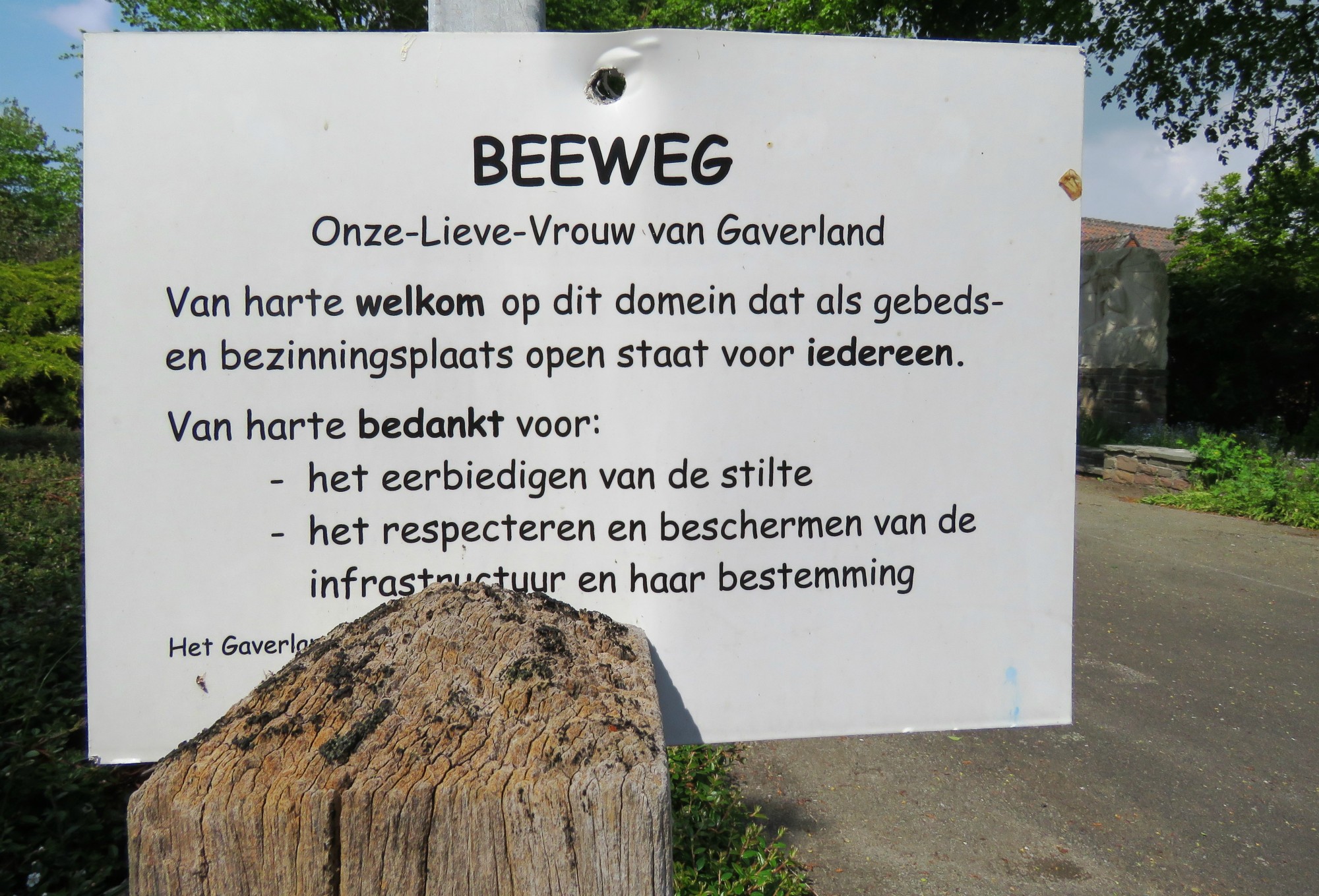 Welkom op de beeweg van Gaverland