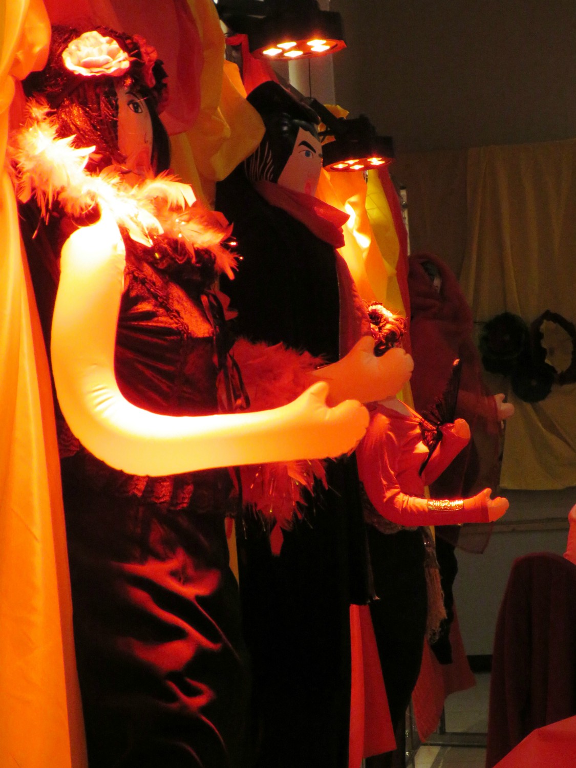 Feestelijke versiering bij deze Fiesta