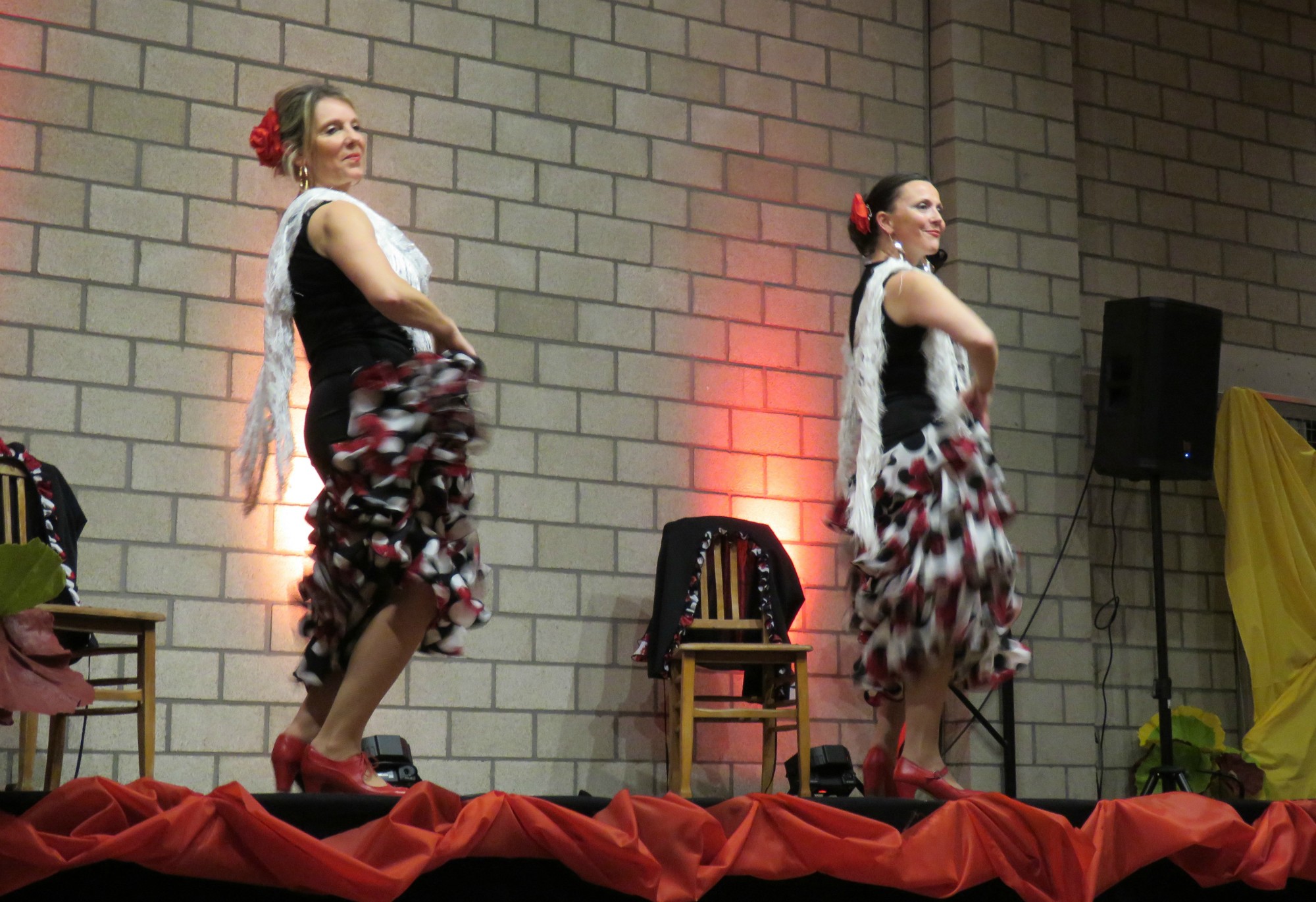 Een swingend flamenco-optreden van La Mariposa tijdens de Spaanse avond