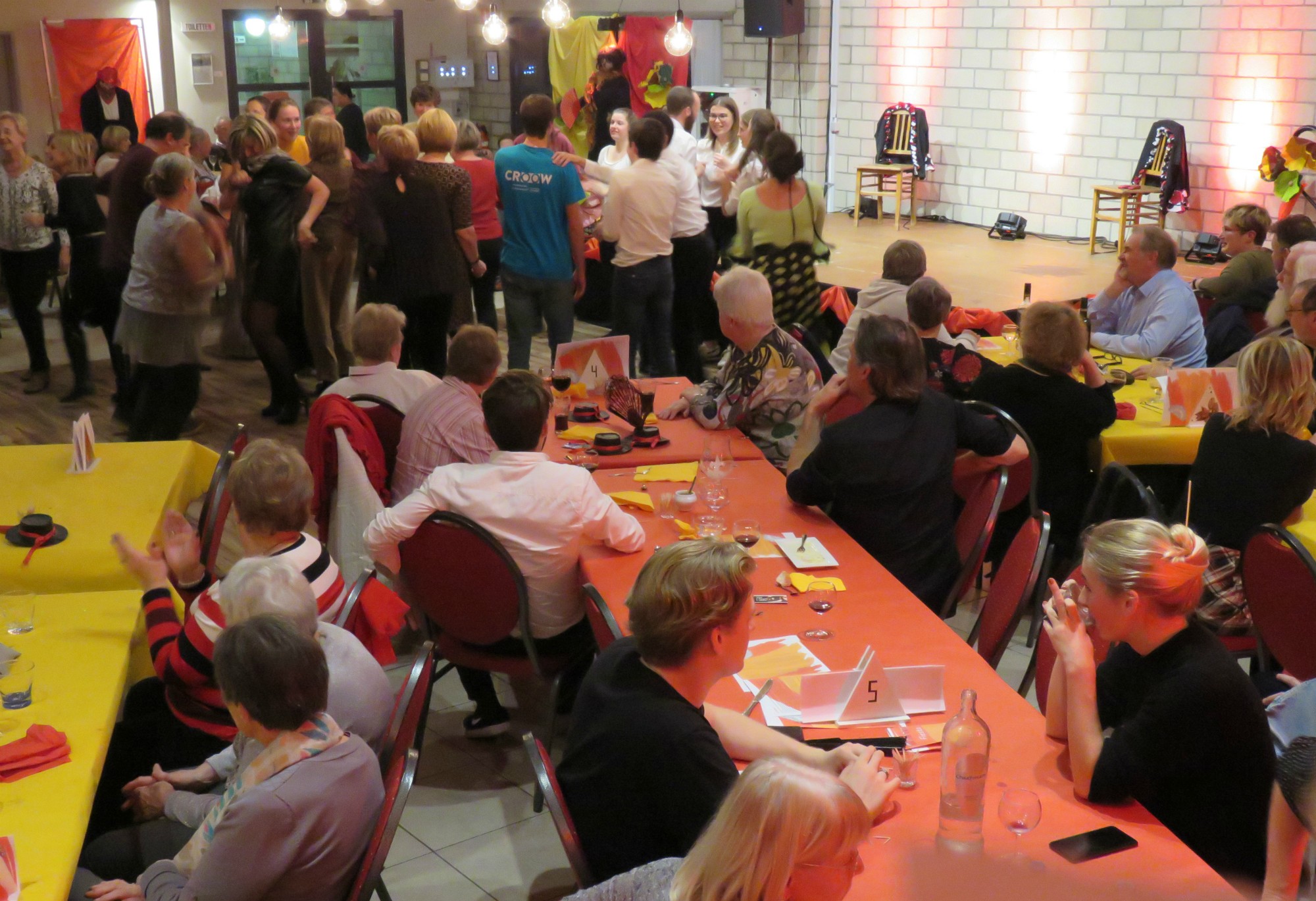 En toen ging het feestje helemaal van start