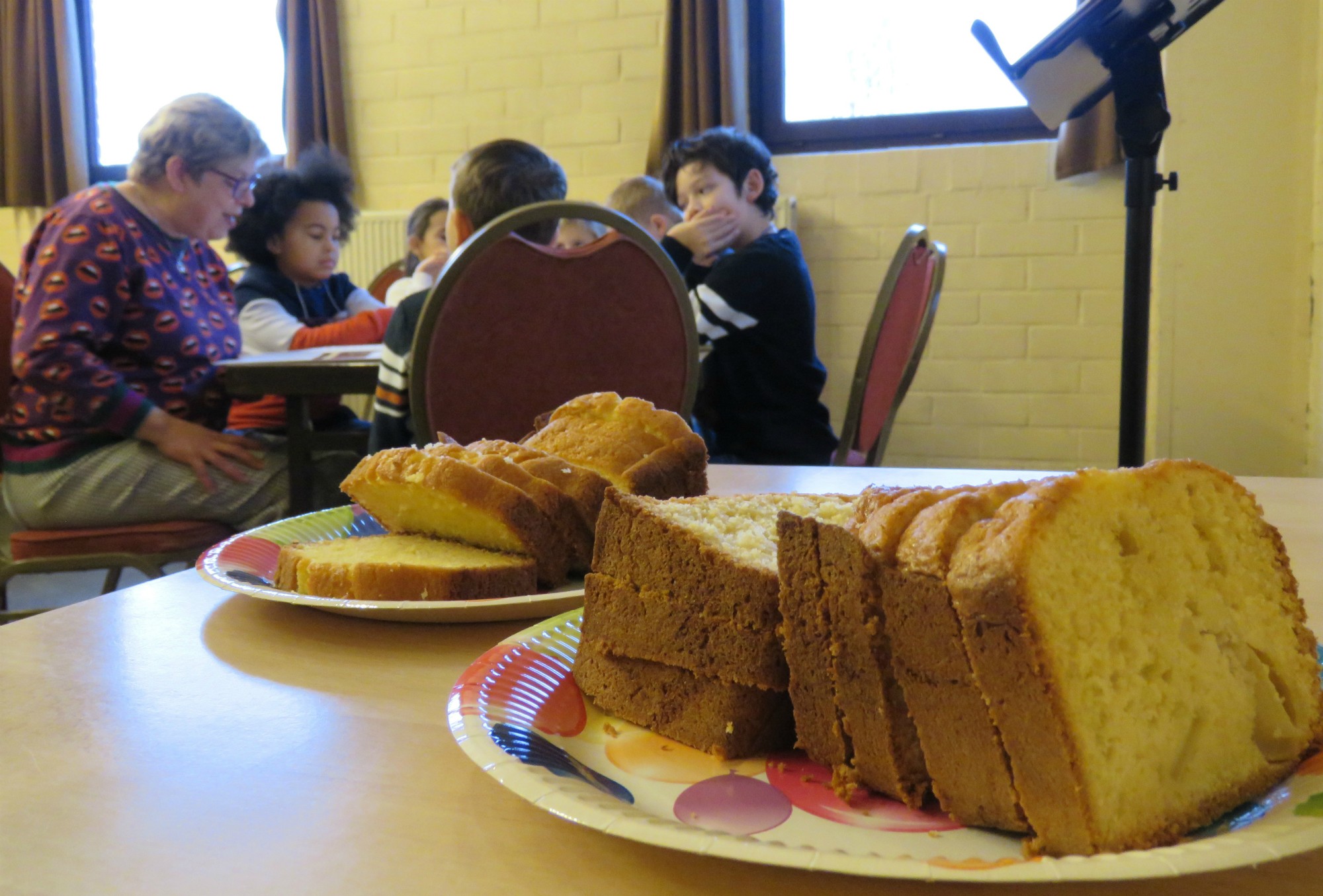De cake ligt al klaar voor iedereen