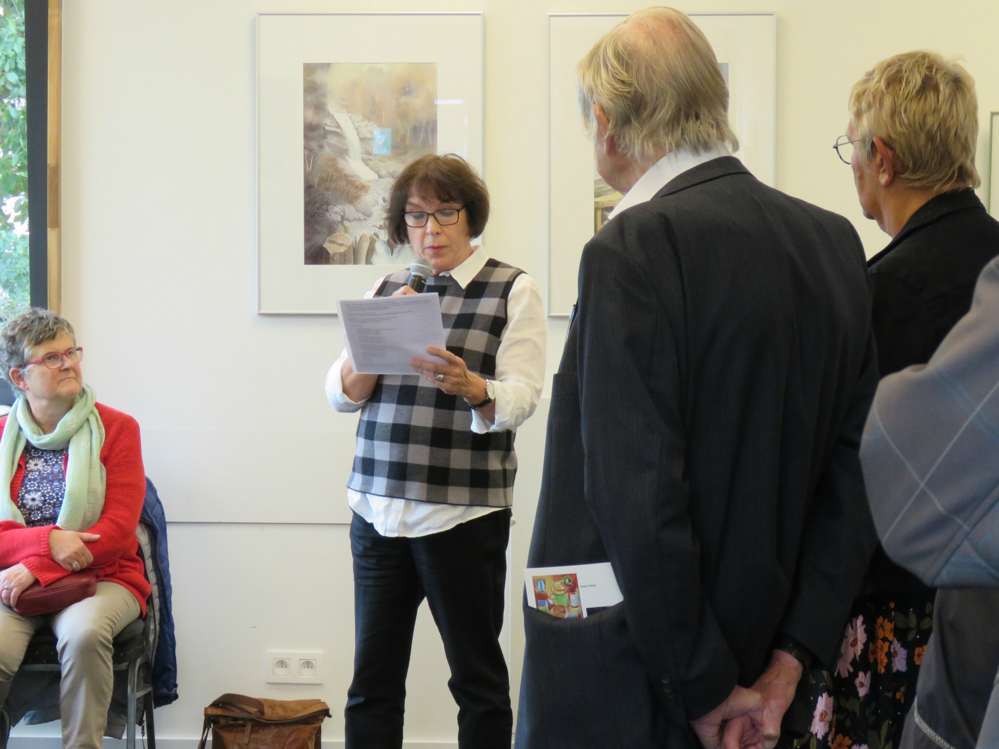 Vernissage tentoonstelling A.K.A.L.O., woordje door Dianne Nuyts