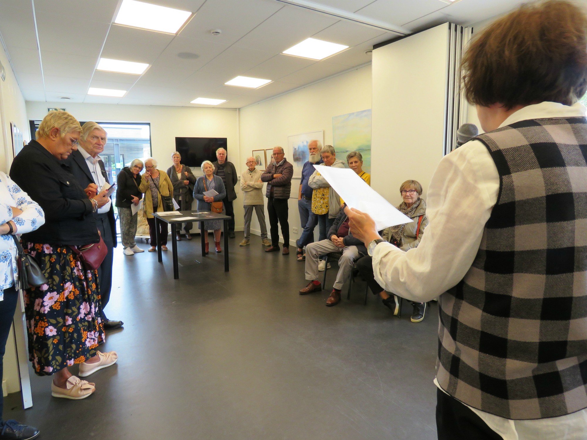 Vernissage tentoonstelling A.K.A.L.O., woordje door Dianne Nuyts