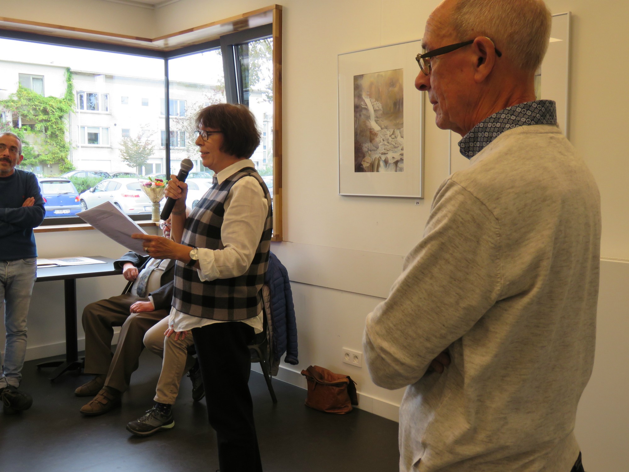 Vernissage tentoonstelling A.K.A.L.O., woordje door Dianne Nuyts