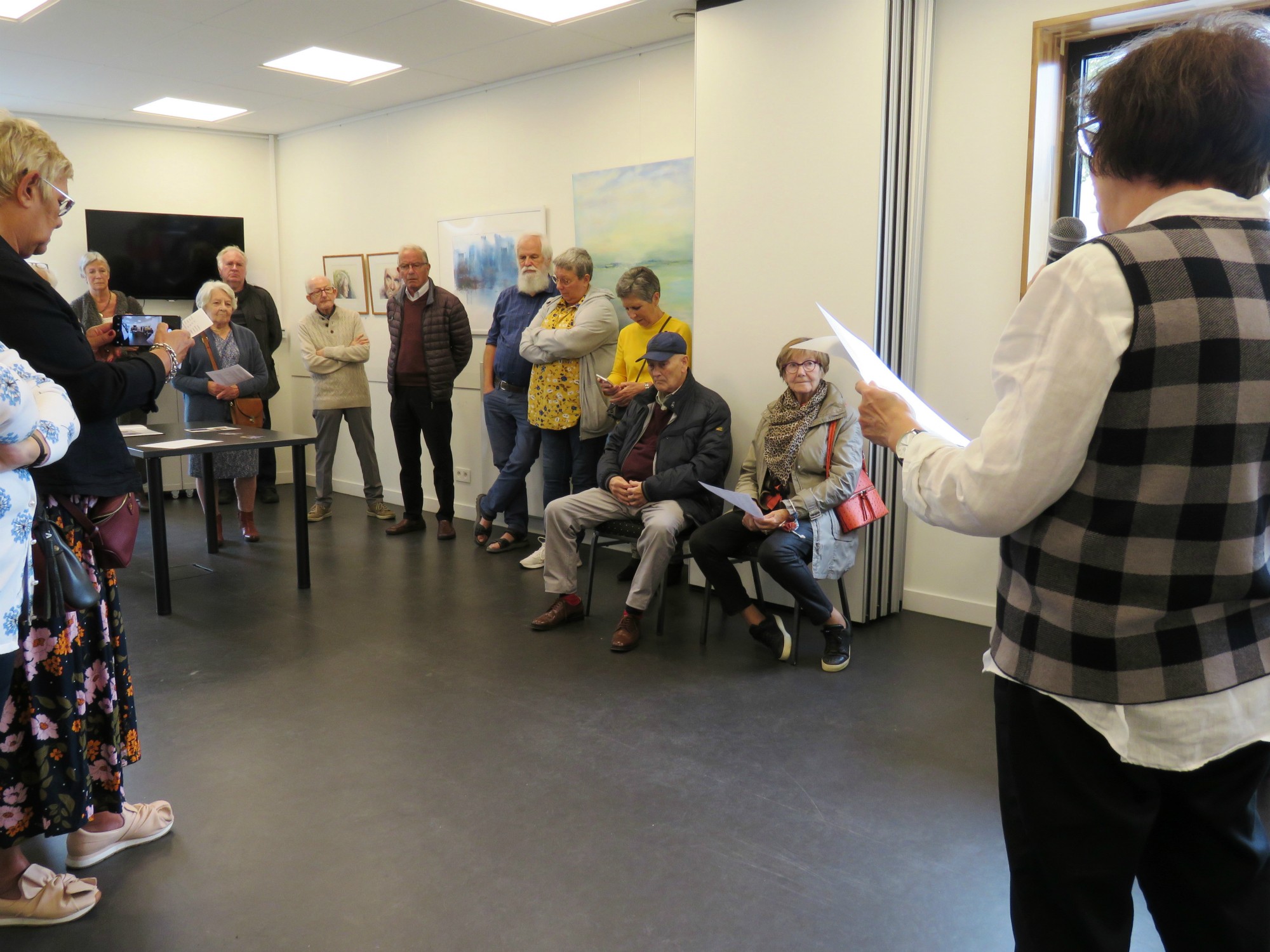 Vernissage tentoonstelling A.K.A.L.O., woordje door Dianne Nuyts