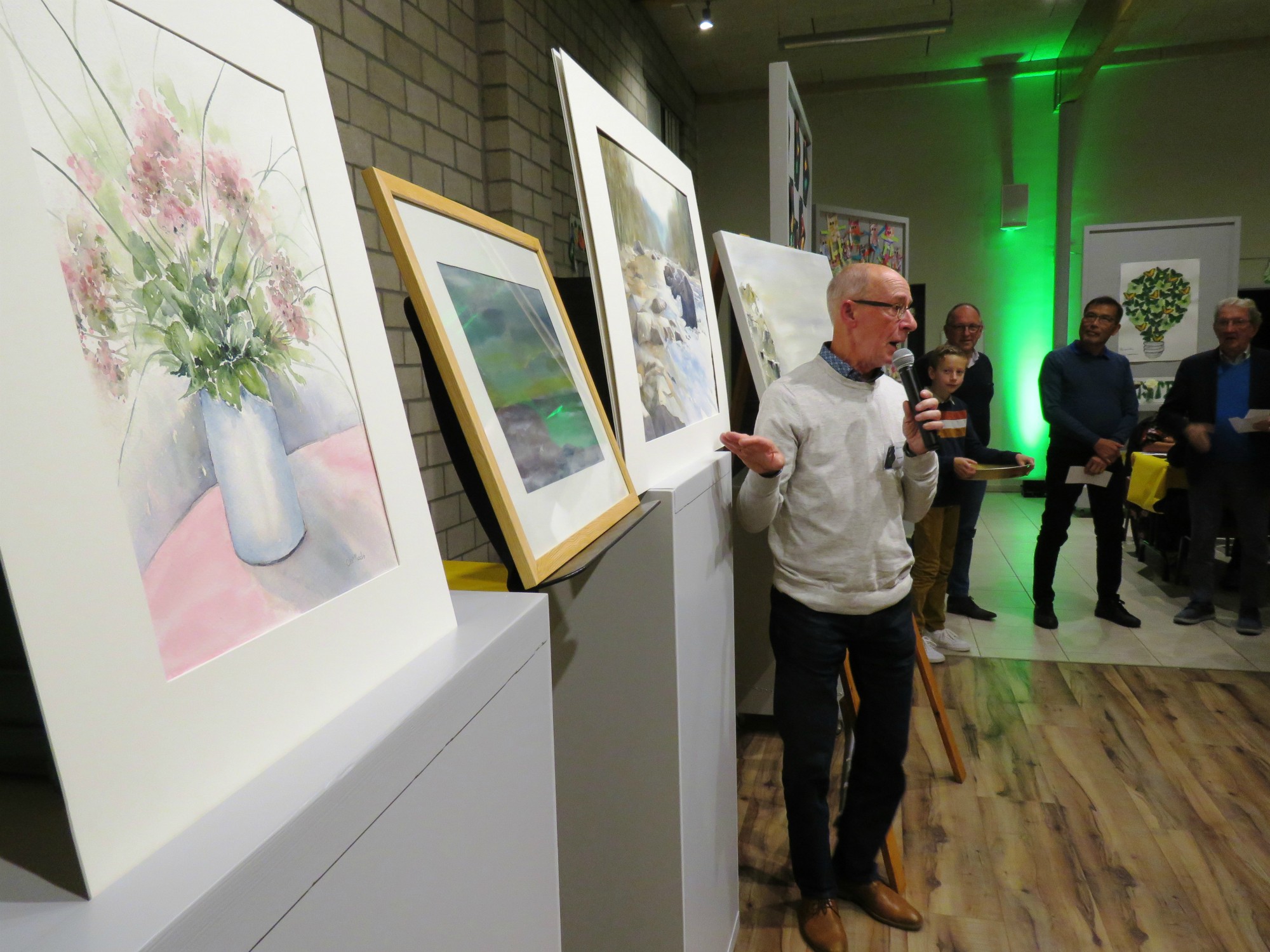 A.K.A.L.O. schonk 4 kunstwerken, professioneel verloot door Armand