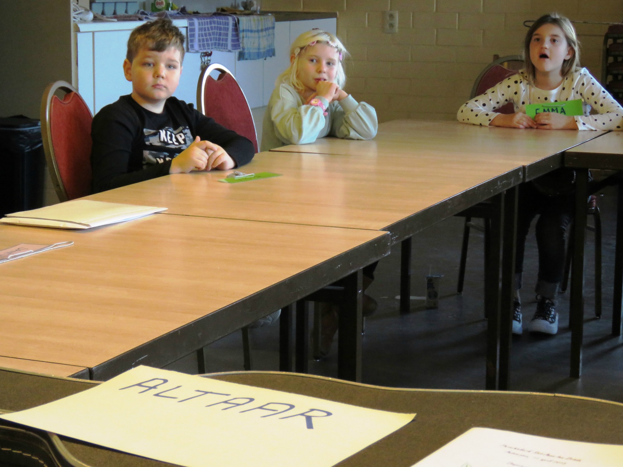 Catechesemoment 1 - Eerste communicanten - Sint-Anna-ten-Drieënparochie, Antwerpen Linkeroever