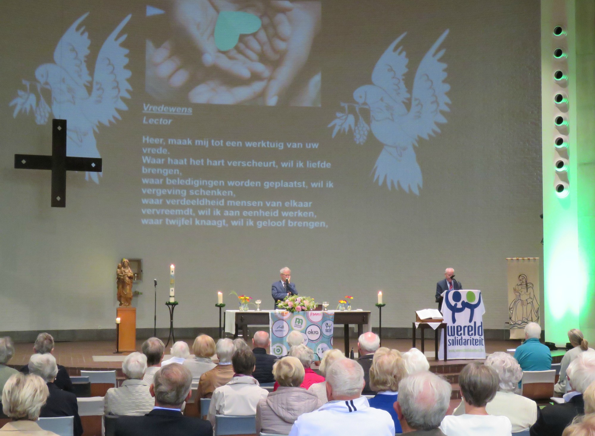 Viering Rerum Novarum - Vredeswens door Gilbert Dhauwe