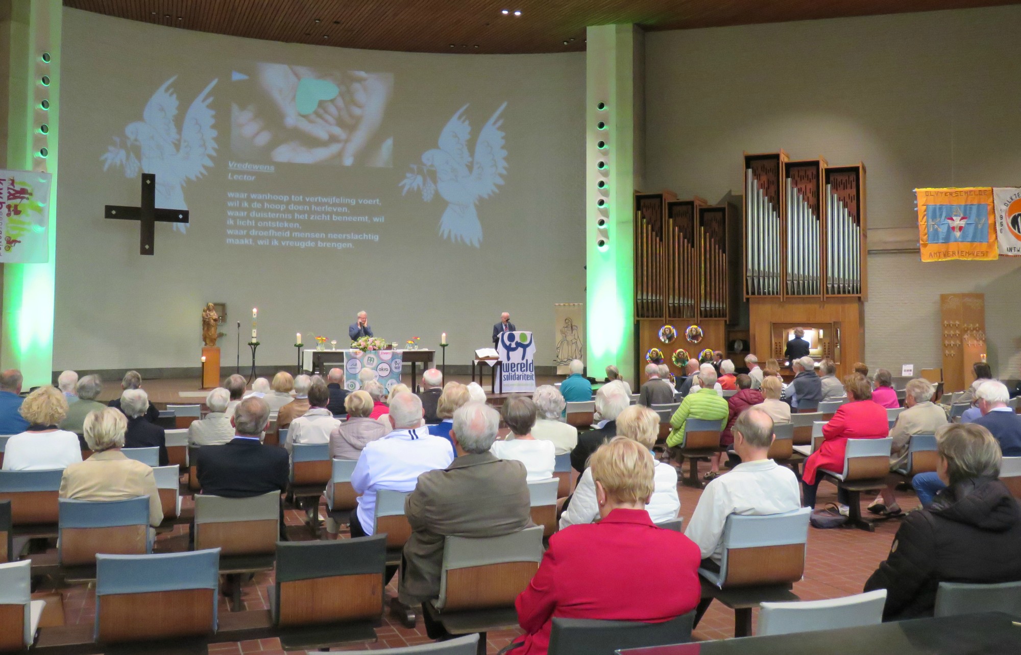 Viering Rerum Novarum - Vredeswens door Gilbert Dhauwe