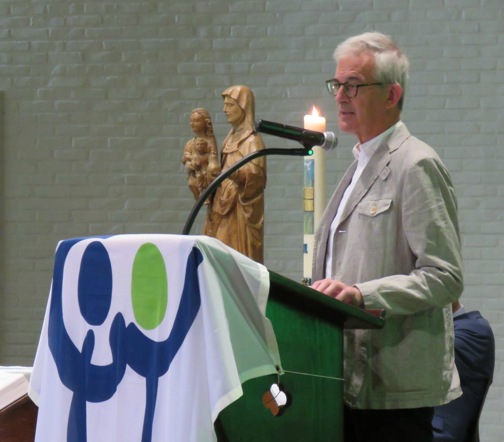 Viering Rerum Novarum - Woordje door Luc George, voorzitter Beweging.net