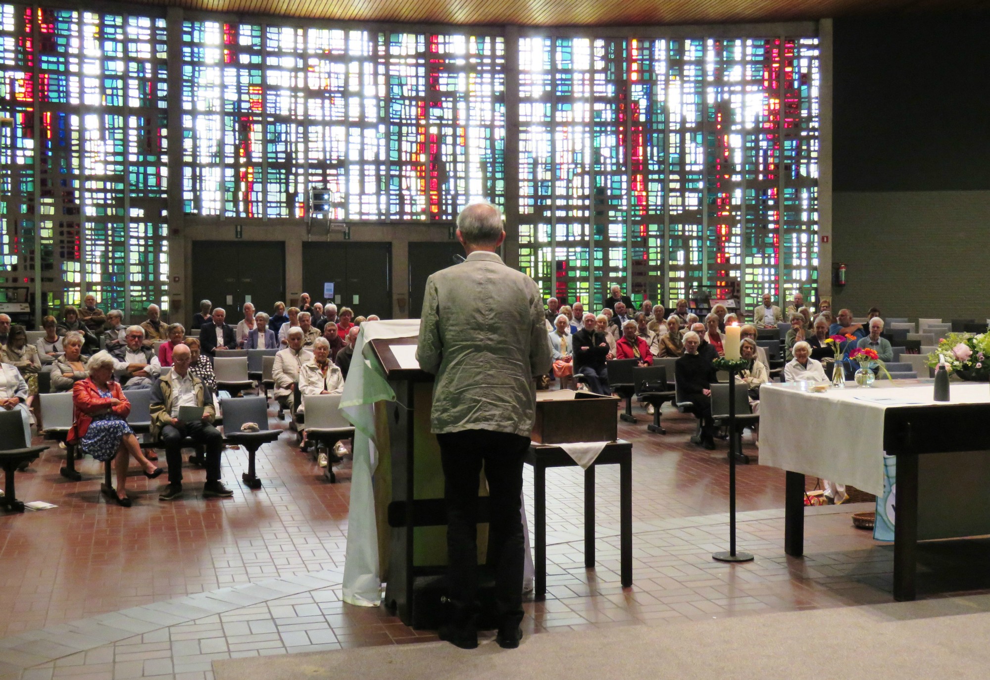 Viering Rerum Novarum - Woordje door Luc George, voorzitter Beweging.net