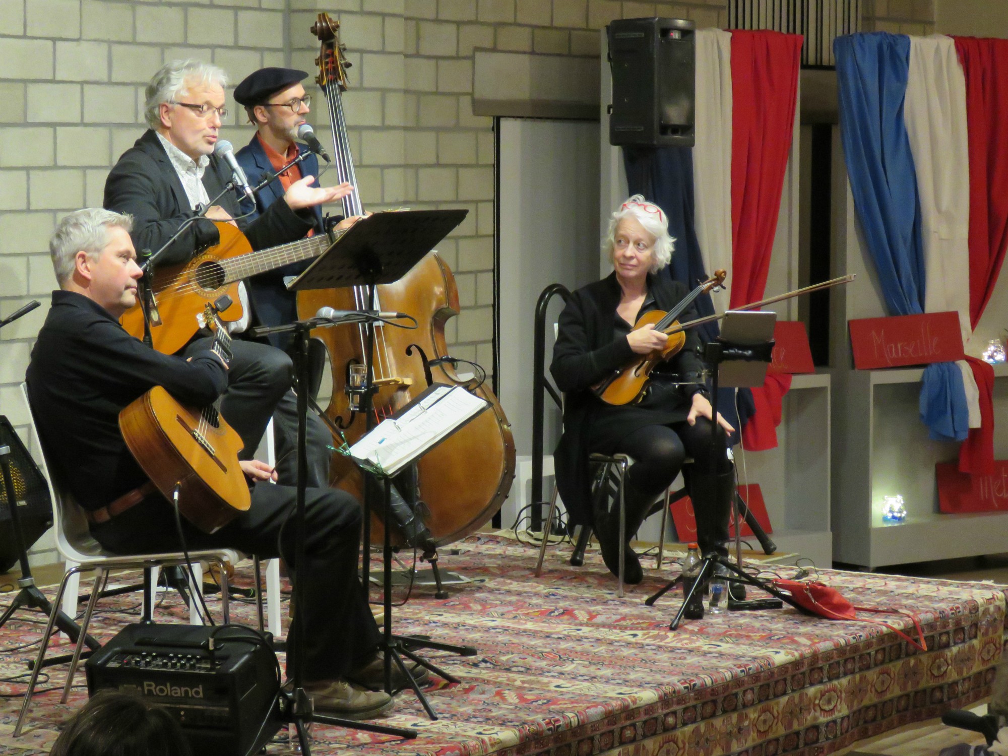Fête d'hiver| Thema Frankrijk | Brasserie Croque-Notes met repertoire van Georges Brassens