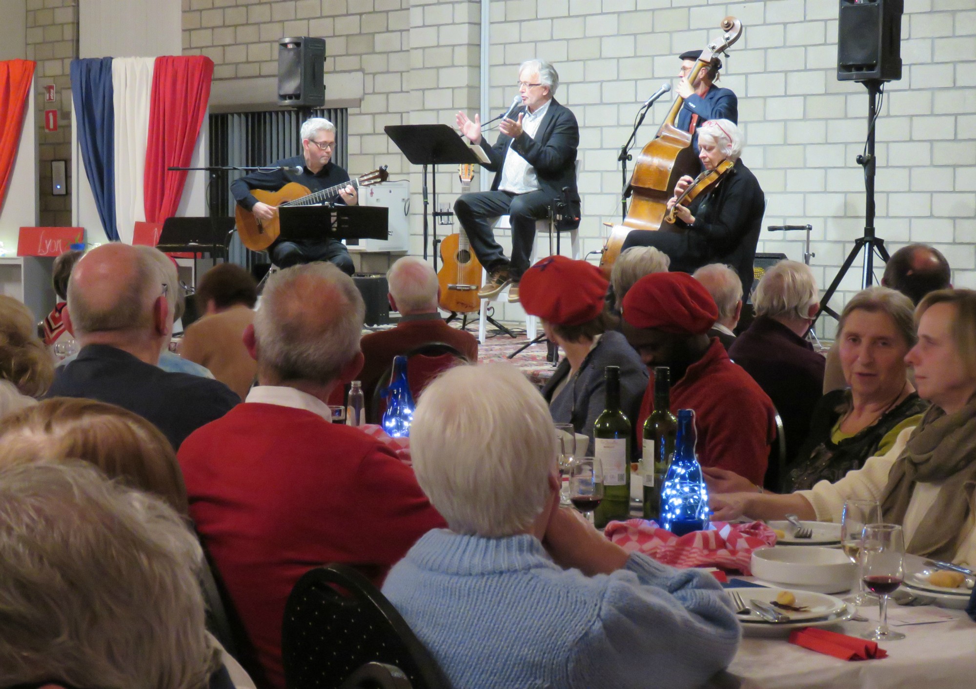 Fête d'hiver| Thema Frankrijk | Brasserie Croque-Notes met repertoire van Georges Brassens
