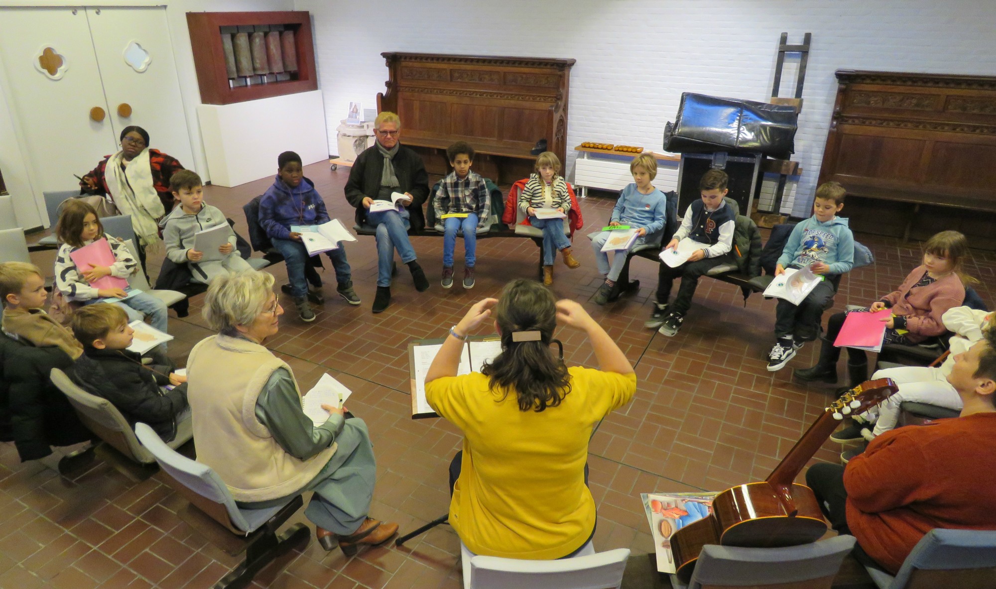 Catechese voorbereiding 4 - Lichtmis - Eerste communicanten 2025 - Sint-Anna-ten-Drieënkerk, Antwerpen Linkoever