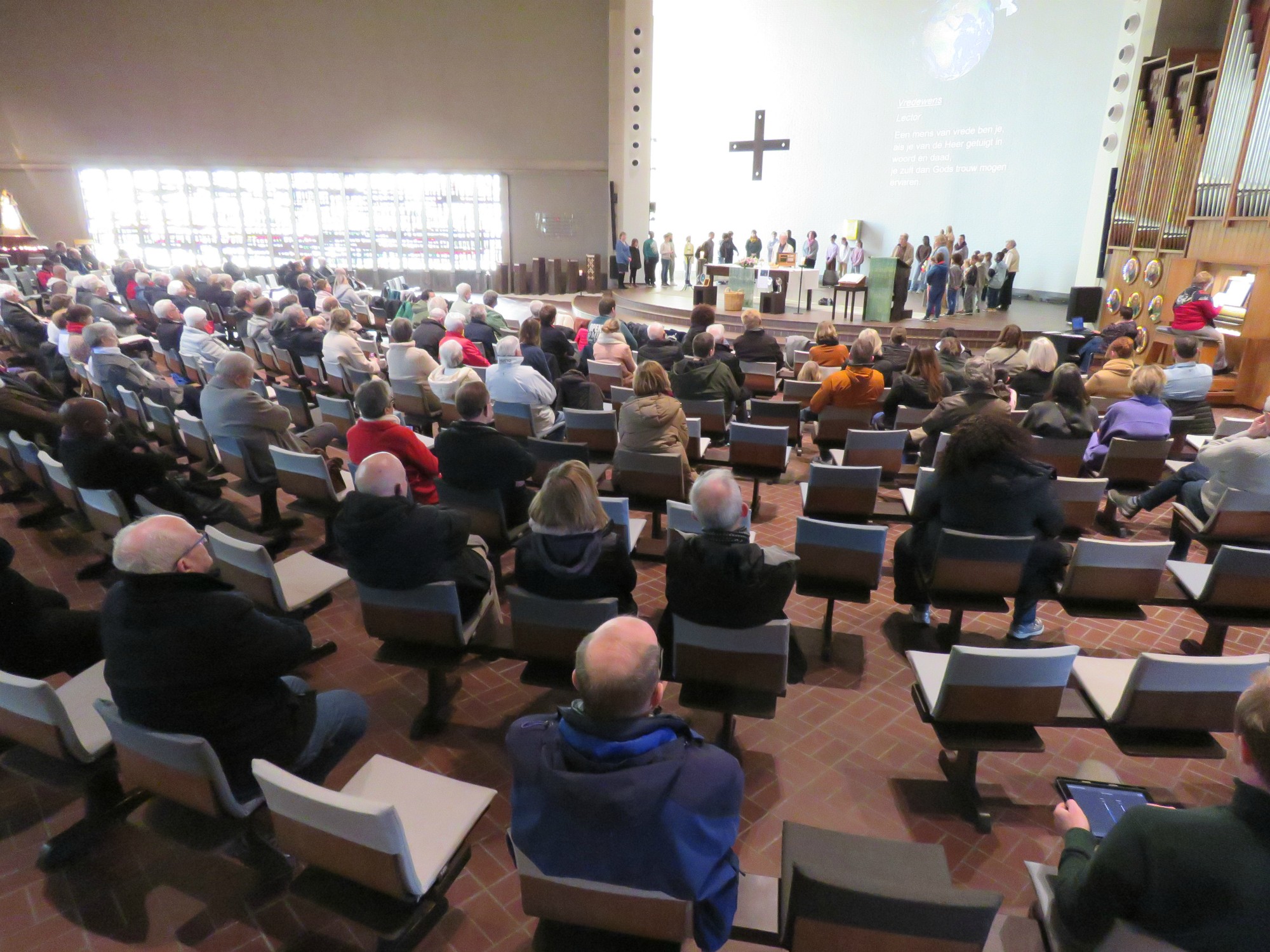 Wegwijzerviering - Zie jij het? - Catechesevoorbereiding eerste communicanten en vormelingen - Sint-Anna-ten-Drieënkerk, Antwerpen Linkeroever