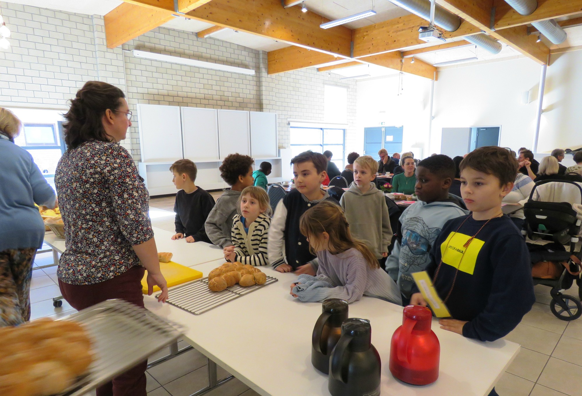 Het vriendschapsbrood werd gebroken en gedeeld