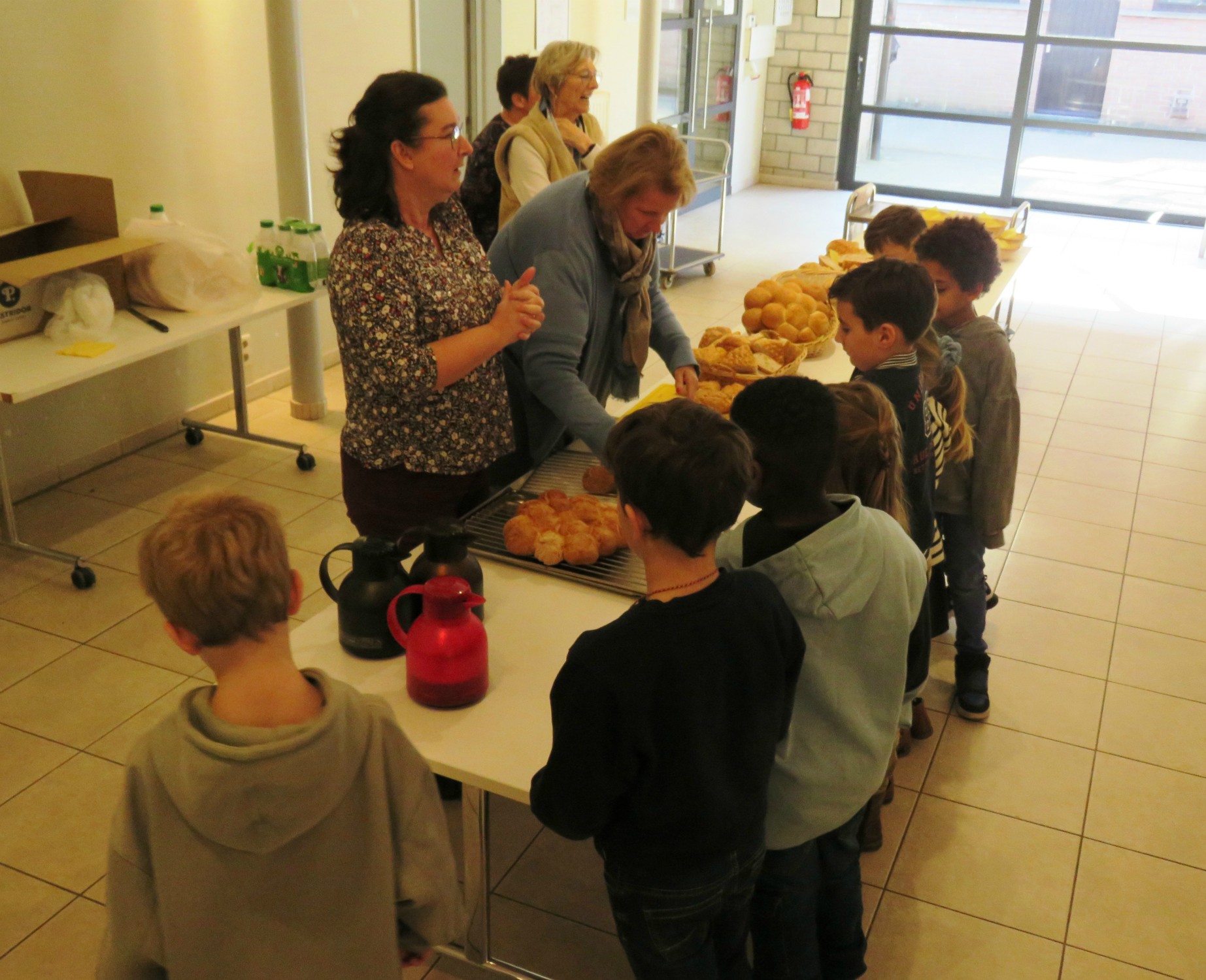 Het vriendschapsbrood werd gebroken en gedeeld