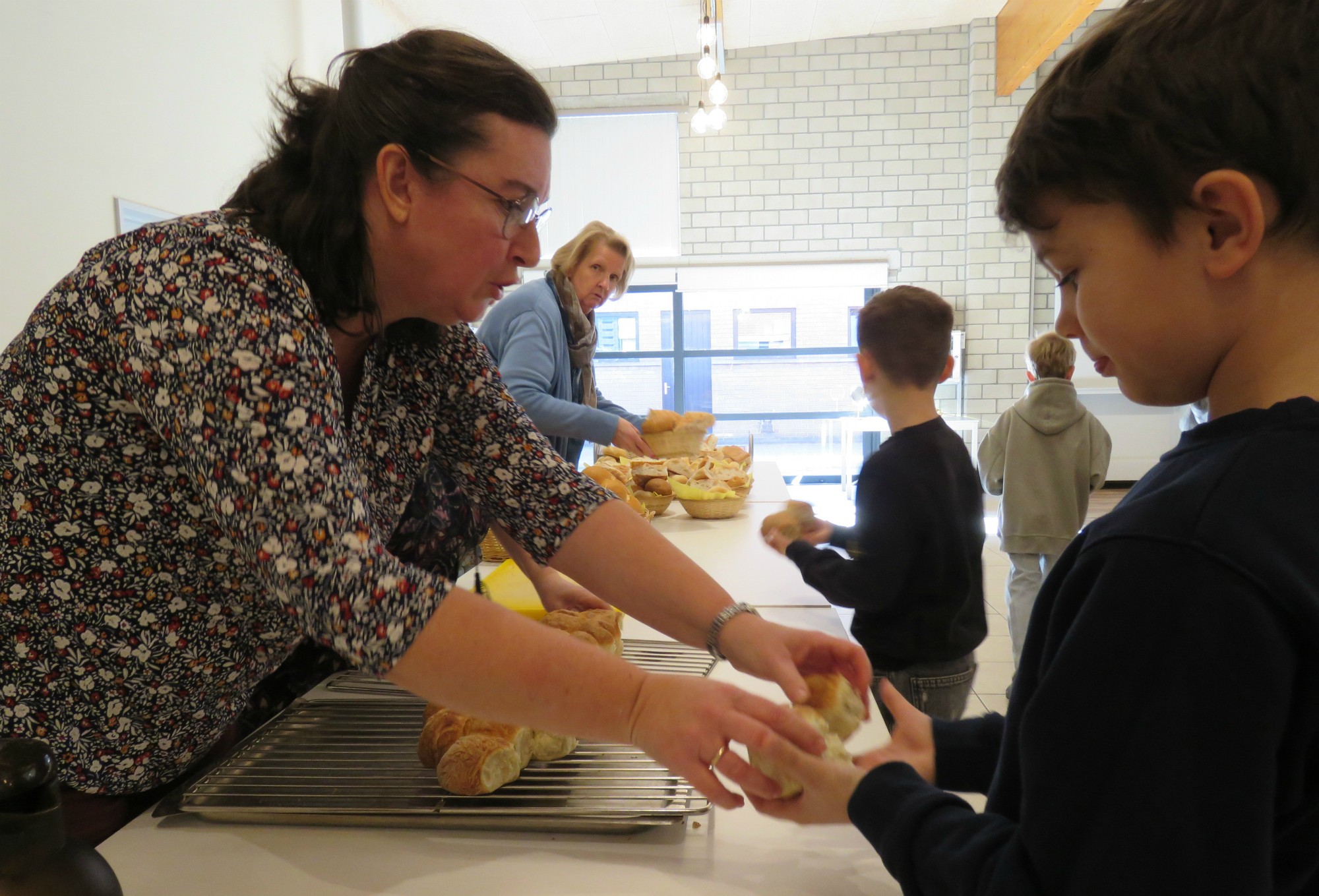 Catechesemoment 5 - Vele ouders en familie kwamen genieten van de broodmaaltijd