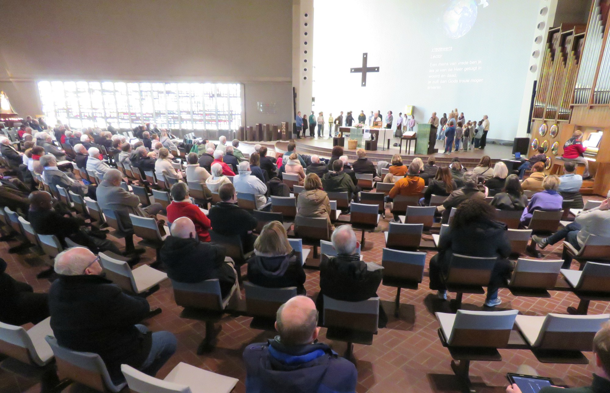 Wegwijzerviering - Zie jij het? - Catechesevoorbereiding eerste communicanten en vormelingen - Sint-Anna-ten-Drieënkerk, Antwerpen Linkeroever