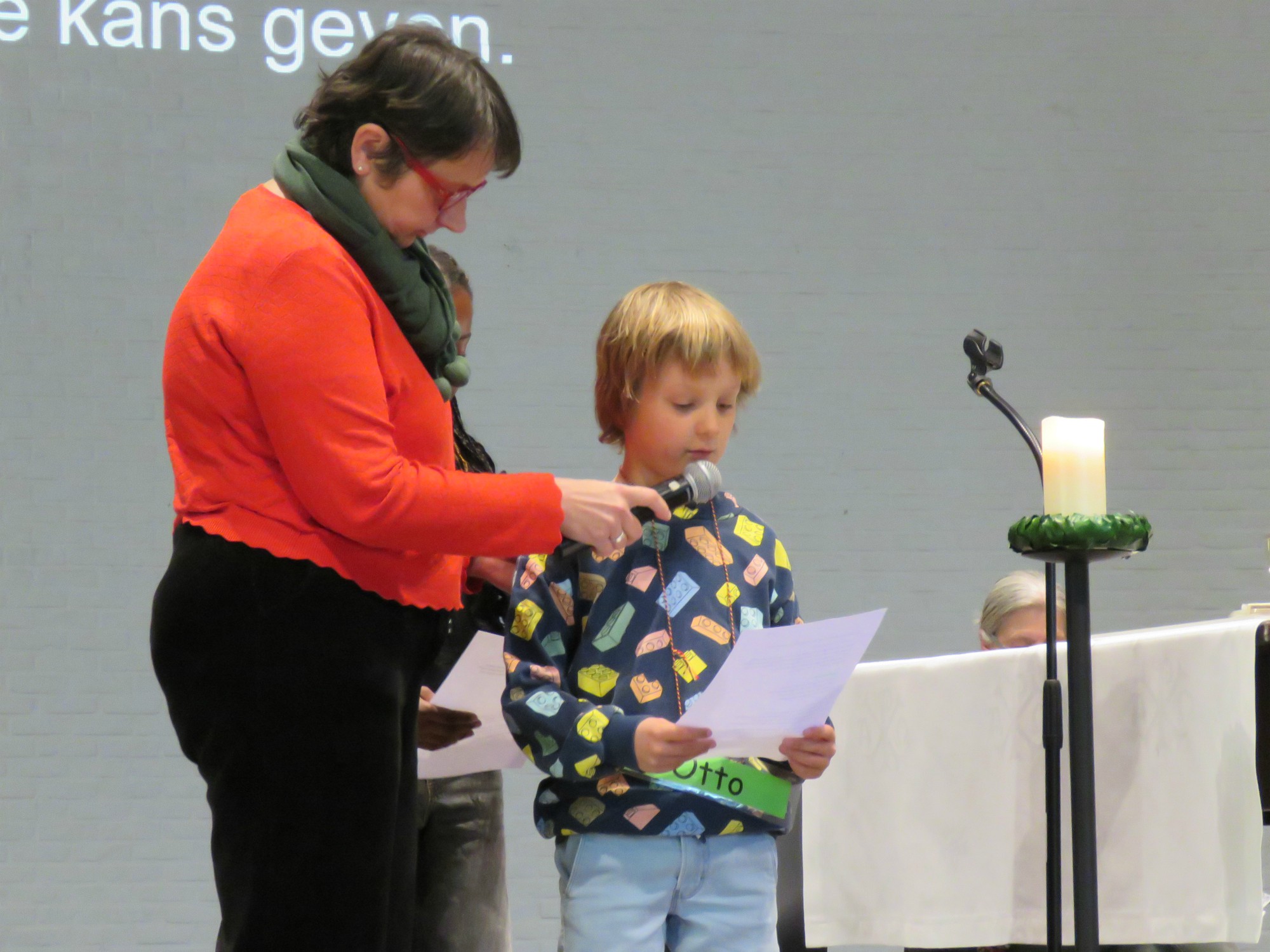 Wegwijzerviering - Gebed om ontferming door vormelingen en eerste communicanten