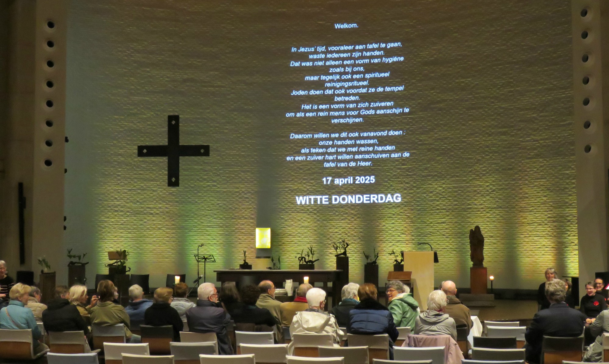 Witte Donderdag - Voorganger Paul Scheelen - Sint-Anna-ten-Drieënkerk, Antwerpen Linkeroever