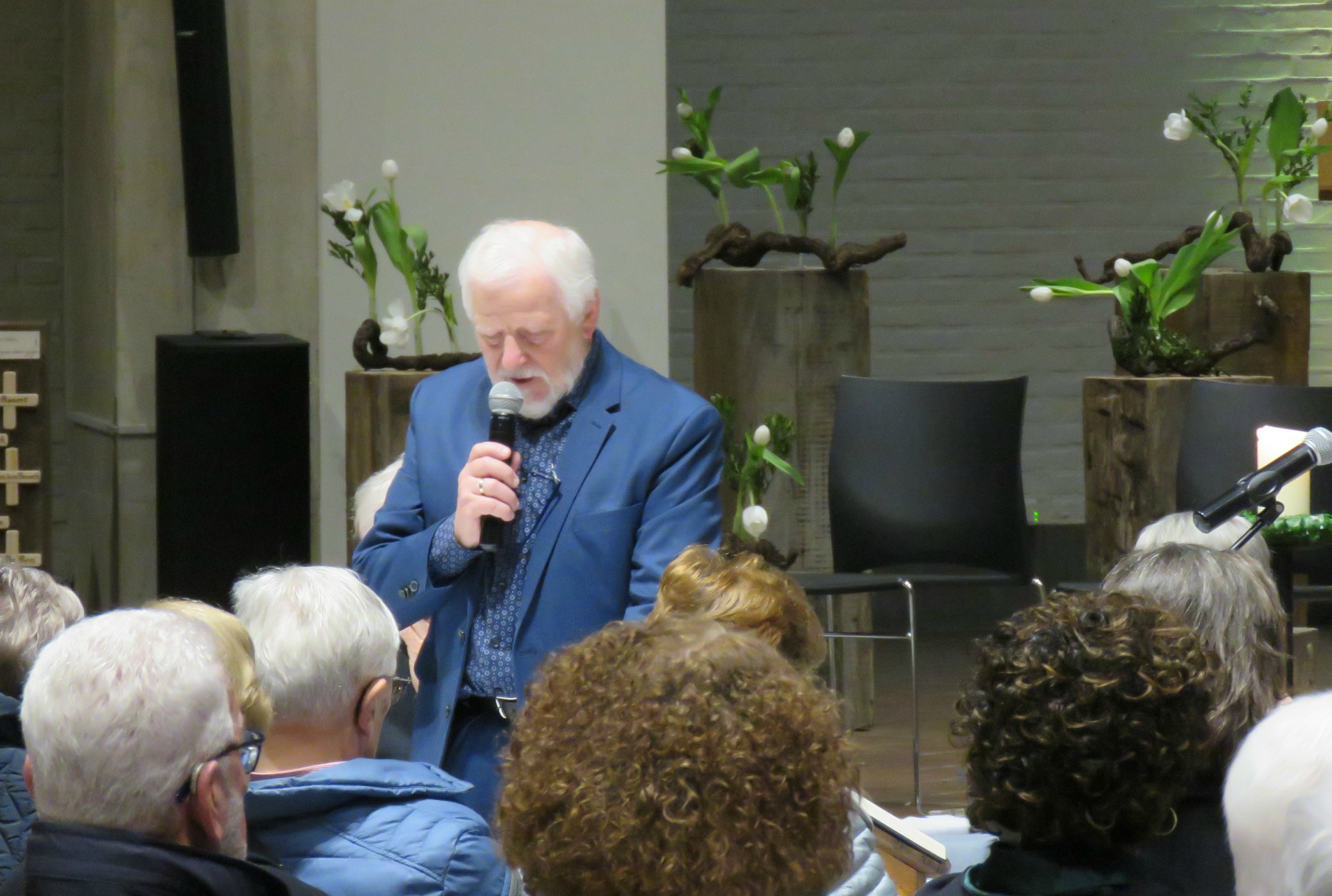 Witte Donderdag - Gebedsleider Gie Stappaerts voor de eerste lezing
